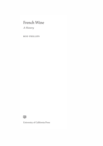 French wine: a history
