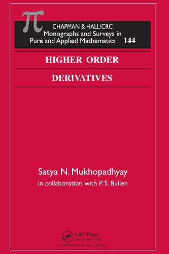Higher order derivatives