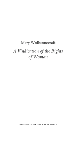 A Vindication of the Rights of Woman