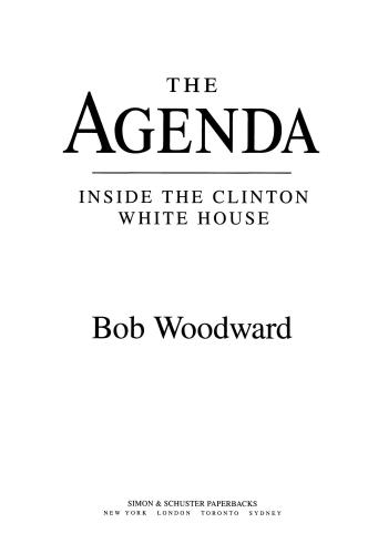 The Agenda: Inside the Clinton White House