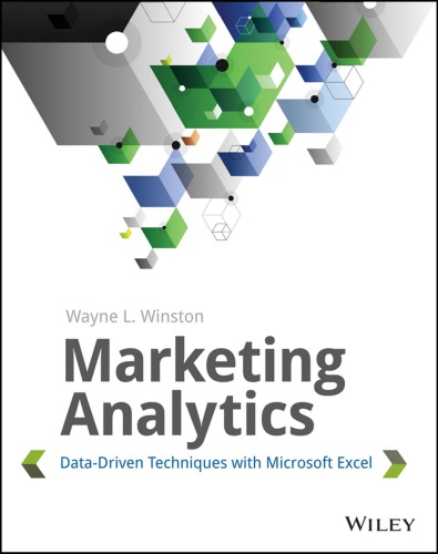 Marketing analytics data-driven techniques with Microsoft Excel