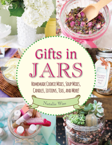 Gifts in jars: homemade cookie mixes, soup mixes, candles, lotions, teas, and more!