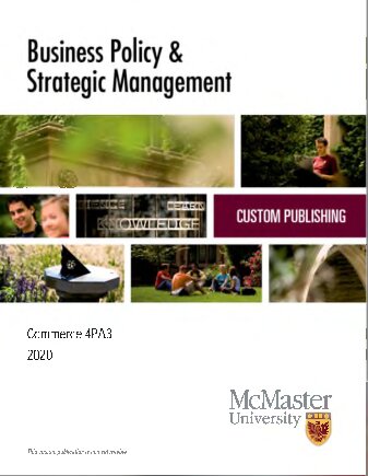 Commerce 4PA3 courseware