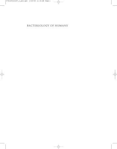 Bacteriology of Humans: an Ecological Perspective