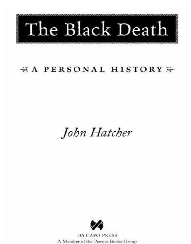 The Black Death: a personal history