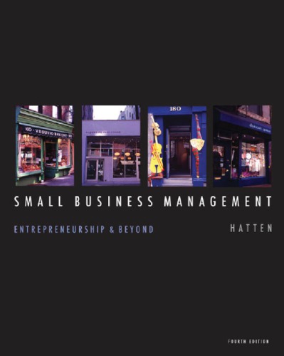 Small business management: entrepreneurship and beyond