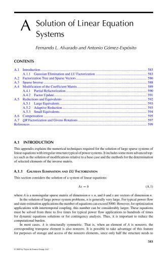 Electric Energy Systems: Analysis and Operation