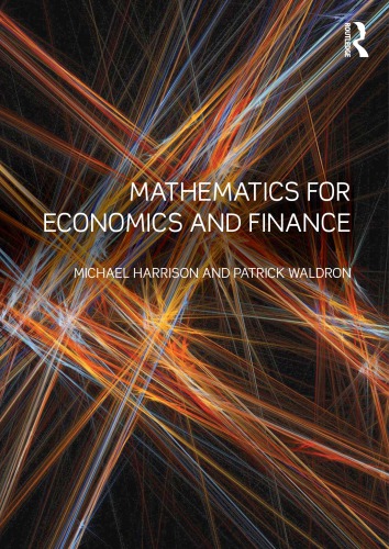 Mathematics for economics and finance