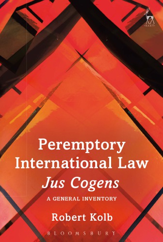 Peremptory international law - jus cogens: a general inventory