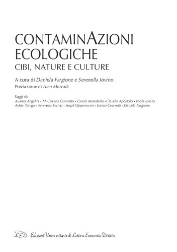 ContaminAzioni ecologiche. Cibi, nature, culture