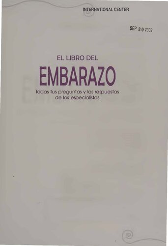 El libro del embarazo. Todas tus preguntas y las respuestas de los especialistas