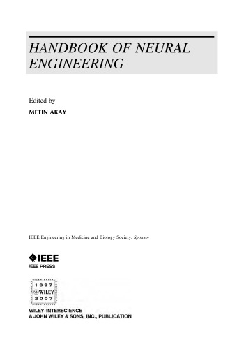 Handbook of Neural Engineering