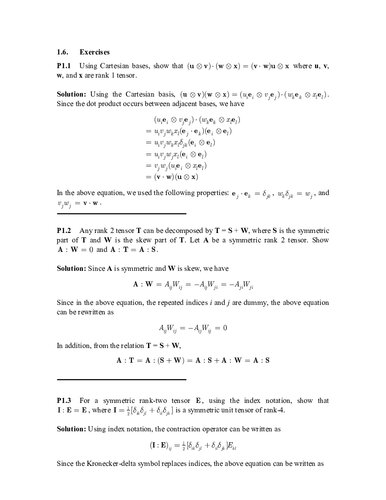 Solution Manual for Introduction to Nonlinear Finite Element Analysis