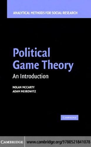 Political Game Theory: An Introduction