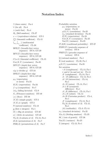 Mathematics for Algorithm and Systems Analysis