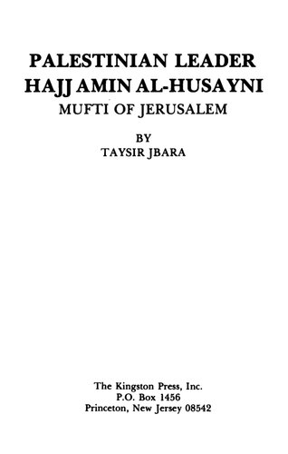 Palestinian Leader, Hajj Amin Al-Husayni, Mufti of Jerusalem