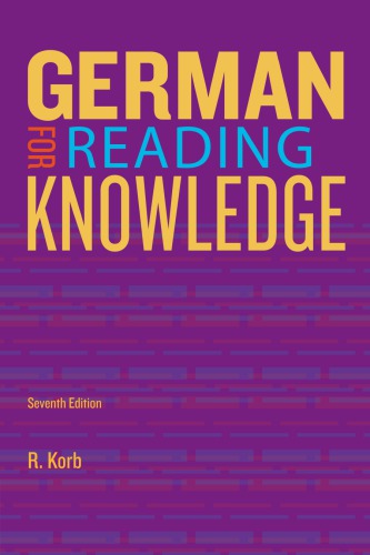 Jannach's German for reading knowledge