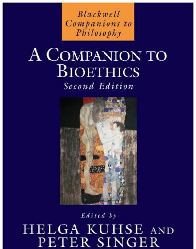 A Companion to Bioethics