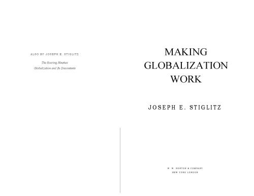 Making Globalization Work