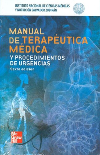 Manual de terapeutica médica y procedimientos de urgencias