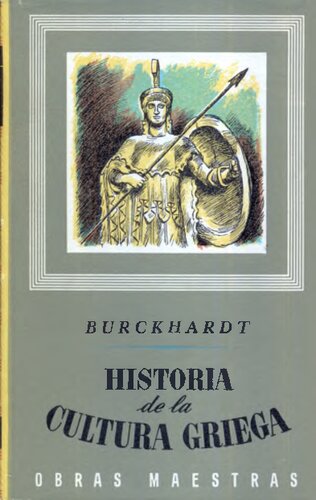 Historia de la cultura griega. Vol. I
