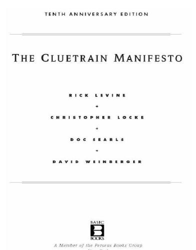 Cluetrain Manifesto