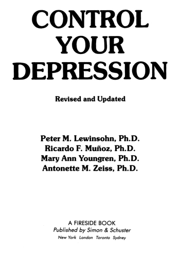 Control Your Depression