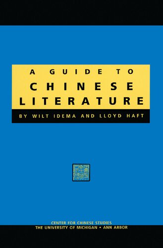 A Guide to Chinese Literature