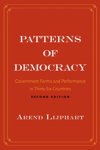 Patterns of democracy: government forms and performance in thirty-six countries
