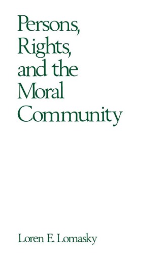 Persons, rights, and the moral community