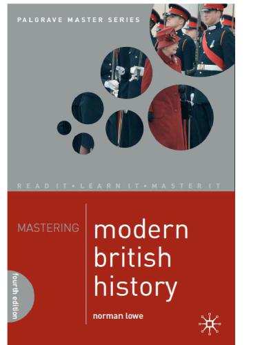 Mastering Modern British History, 4ed