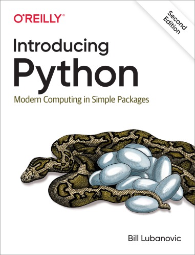 Introducing Python: modern computing in simple packages
