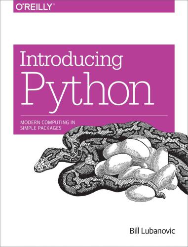 Introducing Python: modern computing in simple packages