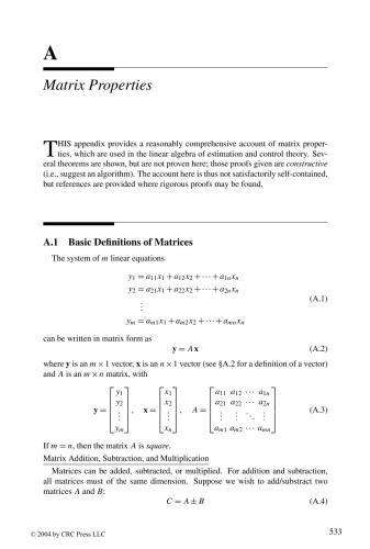 Optimal Estimation of Dynamic Systems