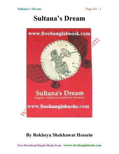 Sultana’s Dream