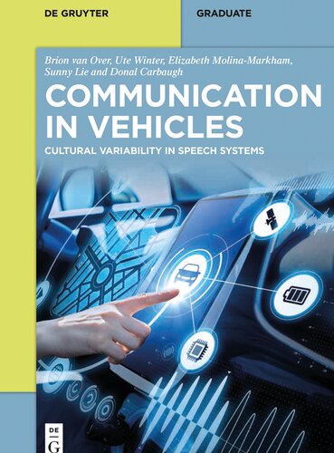 Communication in Vehicles: Cultural Variability in Speech Systems (De Gruyter Textbook)