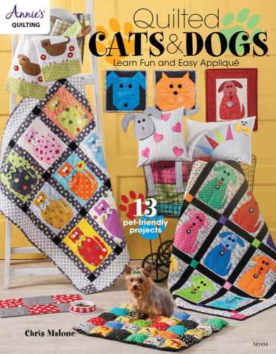 Quilted cats & dogs - learn fun and easy applique