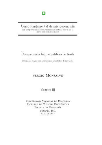 Competencia bajo equilibrio de Nash