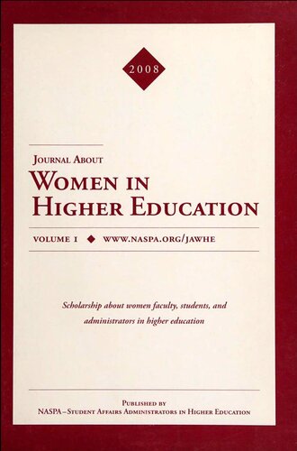 Journal about women in higher education. volume 1.