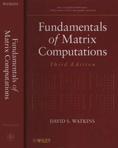 Fundamentals of Matrix Computations