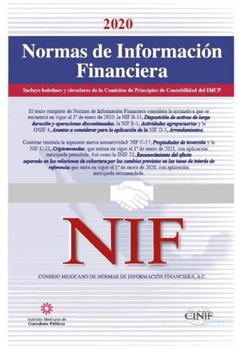 NORMAS DE INFORMACION FINANCIERA