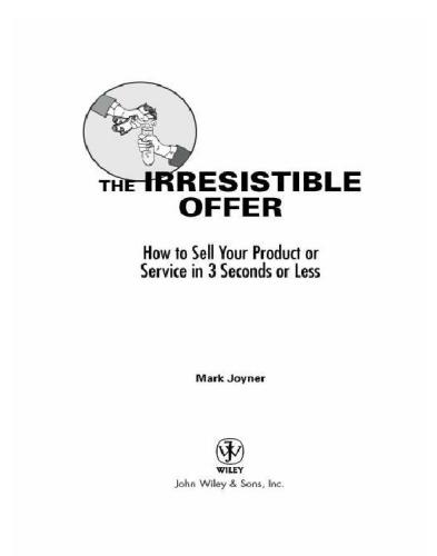 The Irresistible Offer