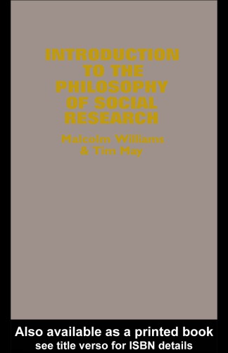 An Introduction To The Philosophy Of Social Research