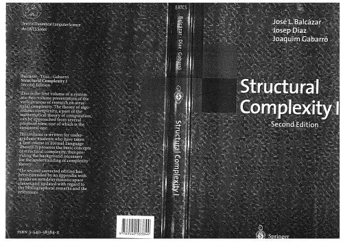 Structural Complexity I