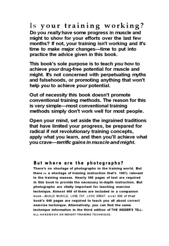 Beyond brawn: the insider's encyclopedia on how to build muscle & might