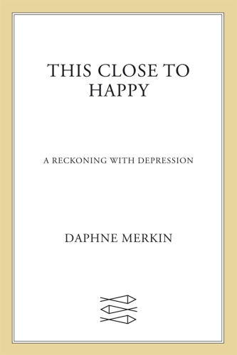 This close to happy a reckoning with depression