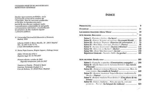 Répétition générale (UNIDAD DIDÁCTICA) (French Edition)