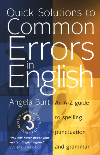 Quick Solutions to Common Errors in English