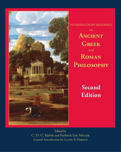 Introductory readings in Ancient Greek and Roman philosophy