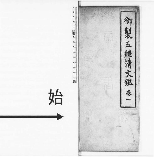Imperially-Published Five-Script Textual Mirror of Qing - Yù zhì wǔ tǐ Qīng wén jiàn